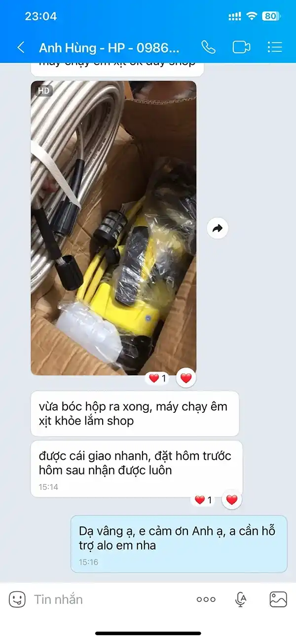 Phản hồi khách hàng 2